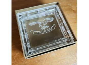 Sterling Cut Glass Souvenir - Carnegie Abbey