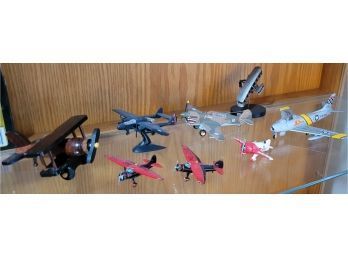 Lot Of Airplane Miniatures And Ornaments