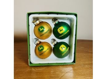 John Deere Ball Ornaments In Box