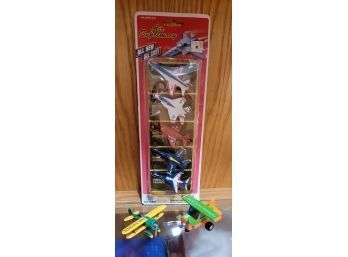 Set Of New Die Cast Planes Plus Two Loose Planes