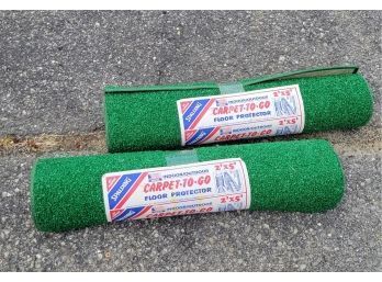 2 Rolls Of Carpet-to-go  Green Indoor Outdoor