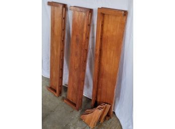 Set Of 3 Wooden Accent Shelves