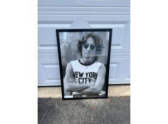 Large John Lennon Framed Poster Print