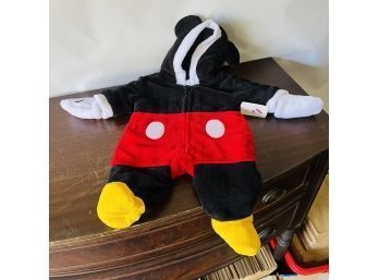 Disney Store Baby Mickey Mouse Zip Up Suit