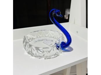 New Martinsville Glass 'Janice' Swan Ash Tray