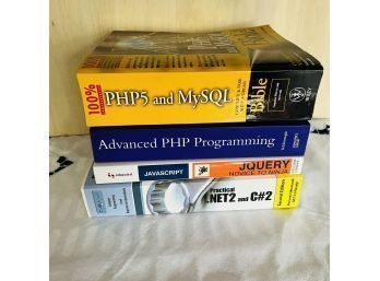 Computer Programming Book Lot: PHP, MySQL, JavaScript
