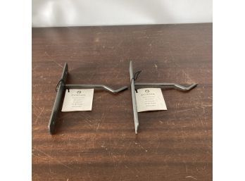 'Zodax' Metal Wall Hooks - Bent Nail Design - Set Of Two