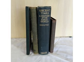 Antique And Vintage Book Lot: Gulliver's Travels, World History, Rip Van Winkle, Etc.
