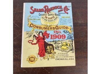 Fall 1909 Sears, Roebuck And Co. Consumer's Guide