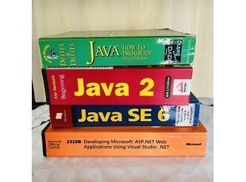 Computer Programming Book Lot: Java, Microsoft Web Applications