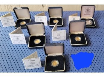 Bermuda Gold And Silver Coin Lot