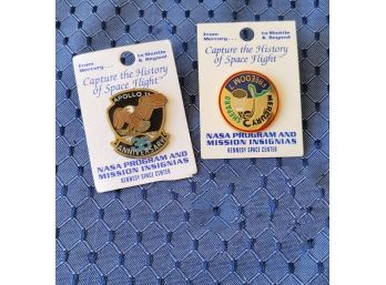 Set Of 2 Pins Kennedy Space Center