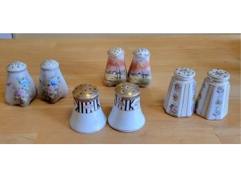 Nippon Salt And Pepper Shakers - Four Sets