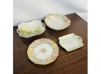 Set Of Vintage Nippon Small Plates And Serving Pieces