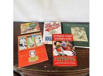 Assorted Red Sox And Baseball Books