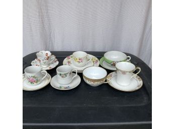 Assorted Vintage Nippon And Other Japanese Cups And Saucers