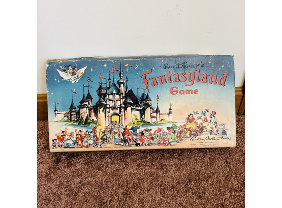 Vintage 1950s Walt Disney's Fantasy Land Board Game