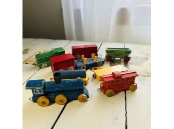 Vintage Wooden Trains