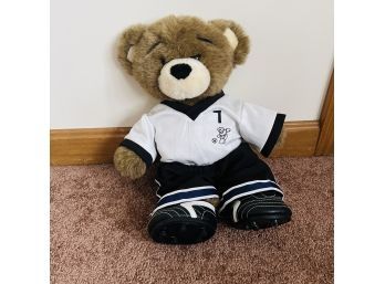 Build-a-bear Soccer Bear With Outfit And Cleats
