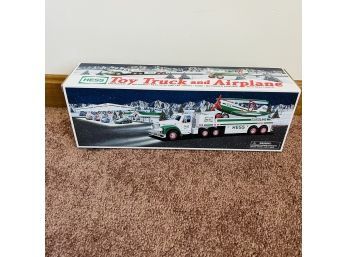 2002 Hess Toy Truck And Airplane In Box