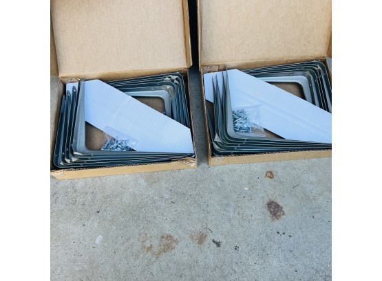 Two Boxes Of Shelf Brackets