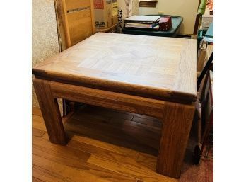 Vintage Oak End Table No. 1