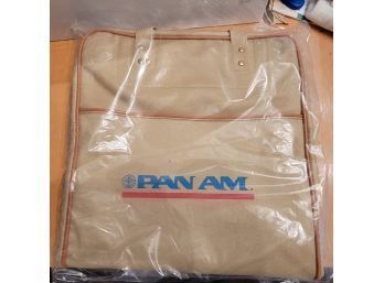 Vintage Canvas Pan Am Bag With Logo Lining - New Old Stock