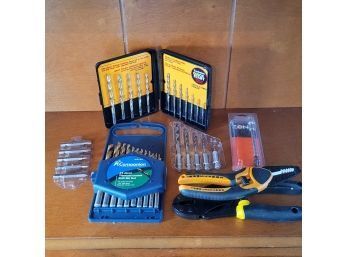 Drill Bit Sets, Vice Grips And Hardware