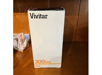 Vintage Vivitar Canon 300mm F5.6 Telephoto Camera Lens