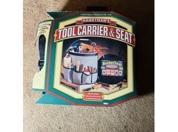 Handyman's Tool Carrier And Seat Set