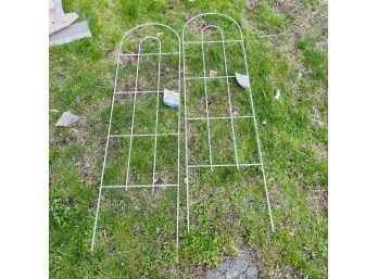Set Of Two Wire Trellises 60' Tall