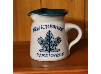 Great Bay Pottery NH Syrup Pitcher