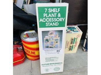 7-shelf Plant Stand - New Old Stock