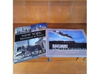 NYC And History Of Trains Coffee Table Books