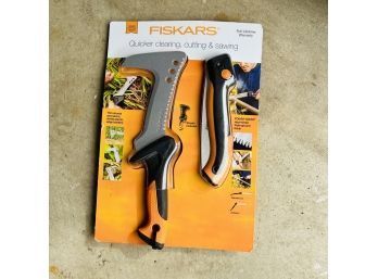 Fiskars Quicker Clearing, Cutting And Sawing Tool Set - New