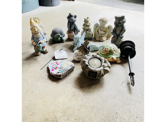 Assorted Garden Statues (Garage)