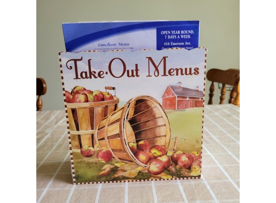 Take Out Menus Box (Kitchen)