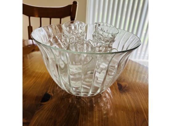 Punch Bowl With Glasses (basement)