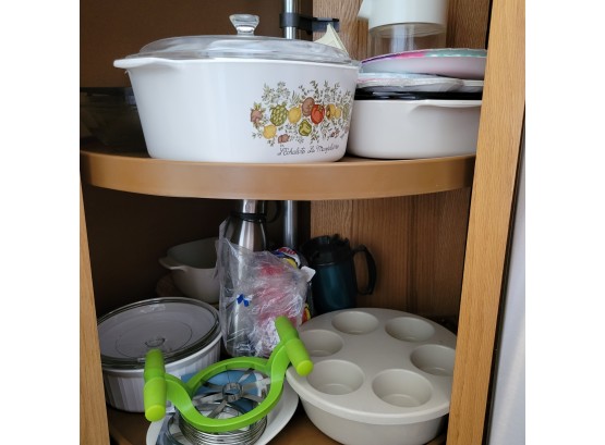 Contents Of Lazy Susan Cupboard
