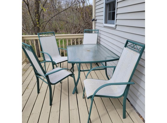 Outdoor Table And 4 Chairs