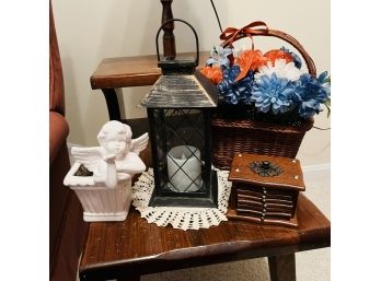 Vintage Coaster Set, Basket And Other Decorative Items (Basement)