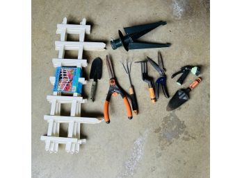 Garden Edging And Tools (Garage)