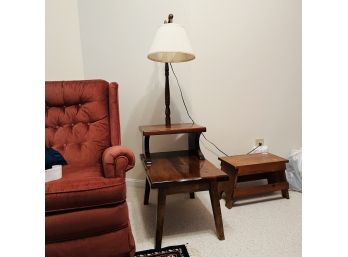 Table With Attached Lamp (Basement)