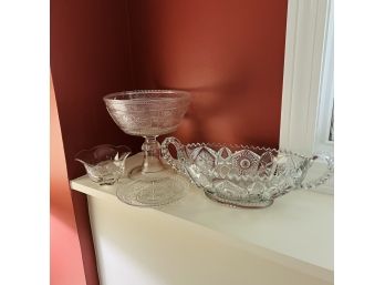 Assorted Crystal And Glassware (basement)