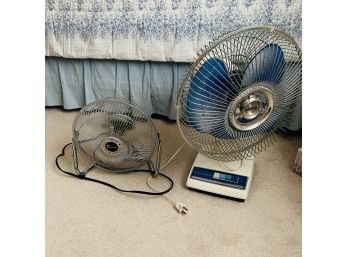 Set Of Two Tabletop Fans (Bedroom 2)