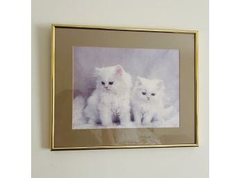 Framed Kitten Print (Bedroom 1)