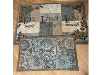 2 Small Area Rugs