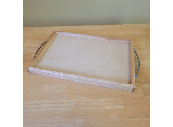 Light Colored Wooden Breakfast Tray