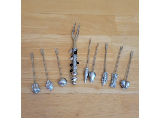 Stainless Steel Designer Shrimp Forks