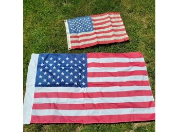 1x Dura- Lite American Flag & 1x Outdoor American Flag